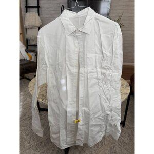 Lululemon Commission White Buttondown Long Sleeves Qwick Oxford Dress Shirt
